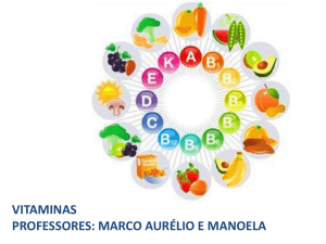 vitaminas professores: marco aurélio e manoela