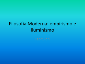 Filosofia Moderna: empirismo e iluminismo