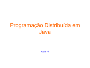 Programação Distribuída em Java - IME-USP