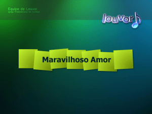 Maravilhoso Amor