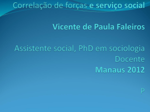Empowerment e Serviço Social Manaus - CRESS-AM