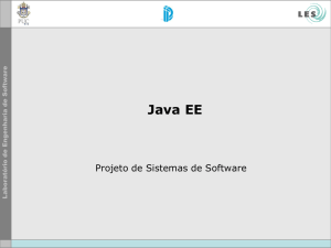 Aula03-arquitetura_javaee-20101 - Wiki LES PUC-Rio