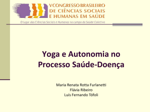 yoga e autonomia no processo saúde-doença