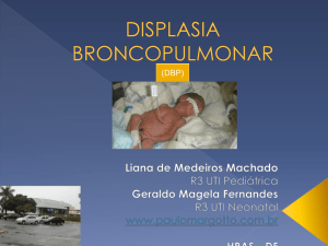 displasia broncopulmonar