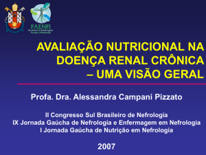 Slide 1 - Sociedade Gaúcha de Nefrologia