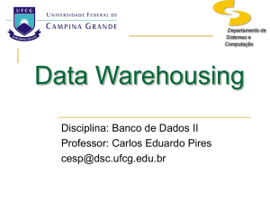 Data Warehousing - Computação UFCG