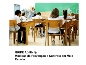 PREVENÇÃO DA GRIPE A (H1N1)