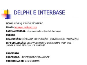 delphi e interbase