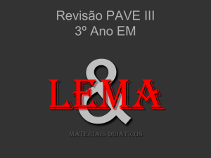 Revisão PAVE III - 2010