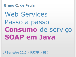 Consumo de serviços SOAP em Java