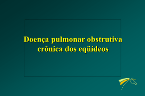 Doença pulmonar obstrutiva crônica dos eqüídeos Definição