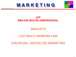 COMPOSTO DE MARKETING