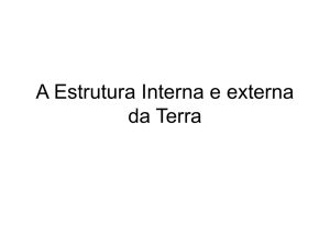 A Estrutura Interna e externa da Terra