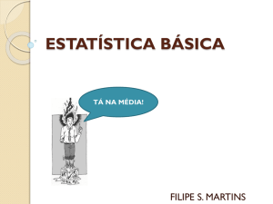 Estatística - NOTAS DE AULA