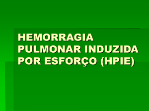 hemorragia pulmonar induzida por esforço (hpie)