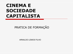 Cinema e Sociedade Capitalista