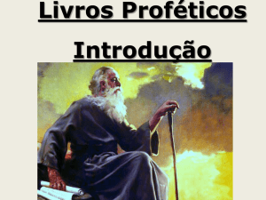 Livros Proféticos - Pr. Wilian Gomes