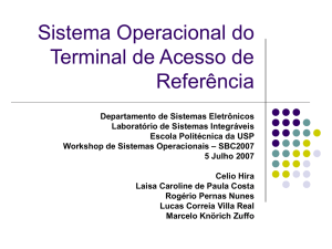 Sistema Operacional do Terminal de Acesso de Referência