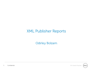 XML Publisher