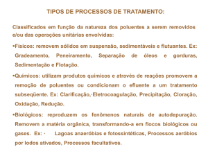 Tipos de Prcessos de Tratamento.pps
