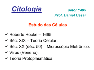 Citologia - setor 641 Prof. Daniel Cesar