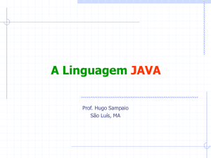 Introdução à Linguagem Java