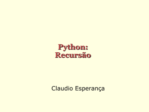 Python: Recursão