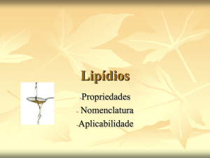 Lipídios - Terceiro Churras