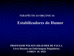 Estabilizadores do Humor - Wilson Kraemer de Paula