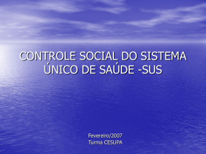 Controle Social