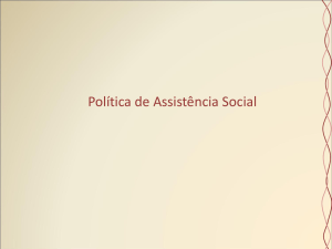 Cultura Política e Assistência Social