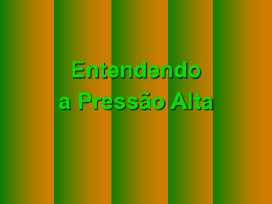 Pressão alta - Como Voltar a Deus