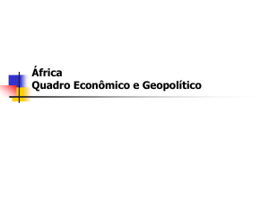 África Quadro Demográfico e Econômico