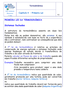 Capítulo 4 - Primeira Lei