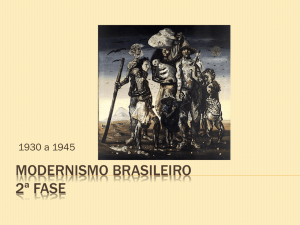 Modernismo brasileiro 2ª fase