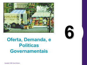cap 6 - oferta, demanda e politicas governamentais