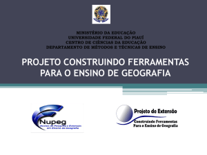 O cinema no ensino de geografia