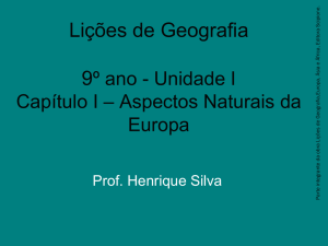 Europa - Prof. Henrique Silva