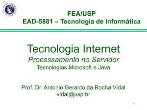 Plataforma .NET - Erudito FEA-USP