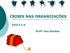 crises nas organizações