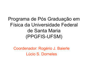 PPGFIS-UFSM - Instituto de Física / UFRJ