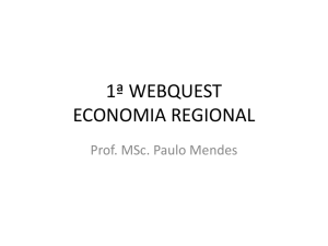 1ª webquest economia regional