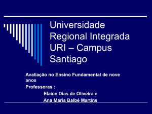 Universidade Regional Integrada URI – Campus Santiago