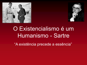 O Existencialismo é um Humanismo