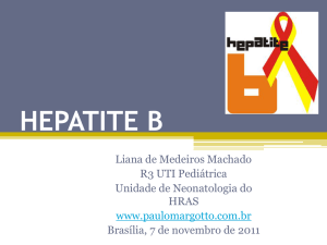 hepatite b - Paulo Margotto