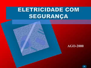 ELETRICIDADE COM SEGURAN? - Segurança e Trabalho Online