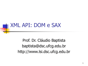 XML e dados semi