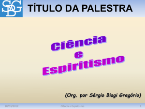 Slide 1 - Sérgio Biagi Gregorio