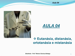Slide 1 - Professora Mestra Clarissa Bottega