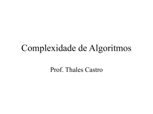 Complexidade de Algoritmos